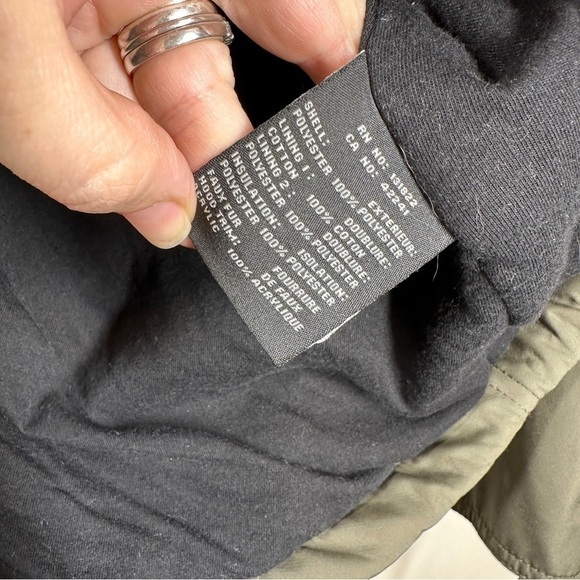 S13 New York Field Parka Jacket in Olive Green XS - Picture 5 of 10